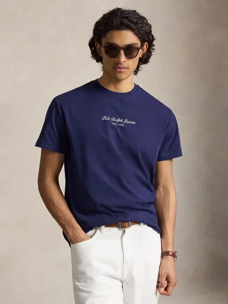 Polo Ralph Lauren Tričko indigo biela