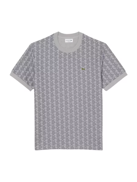 Dzianinowy sweter Lacoste szary
