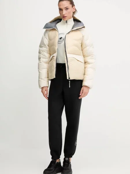 Светр із додаванням вовни BOGNER Fire+Ice AZRA легкий півгольф бежевий