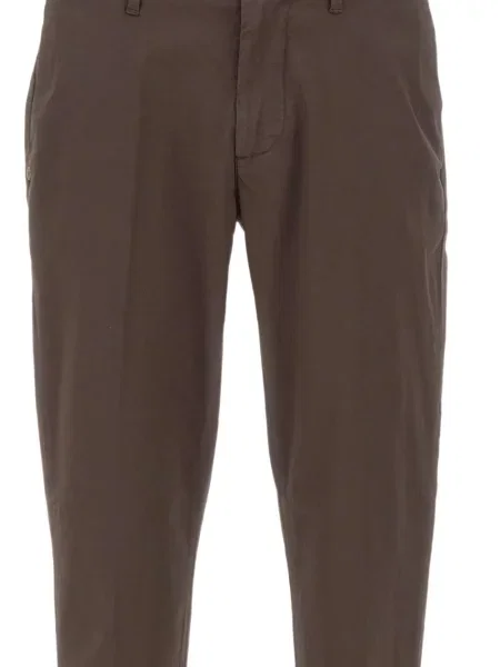 Pantaloni chino Re-hash maro