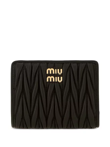 Portofel Miu Miu din piele negru