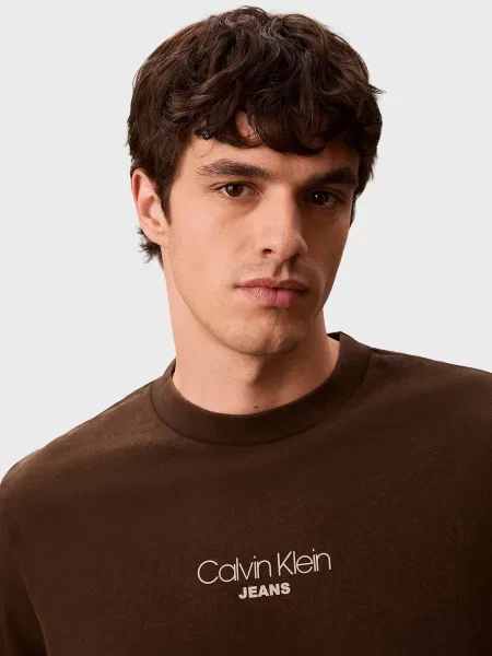 Футболка Calvin Klein Jeans коричнева