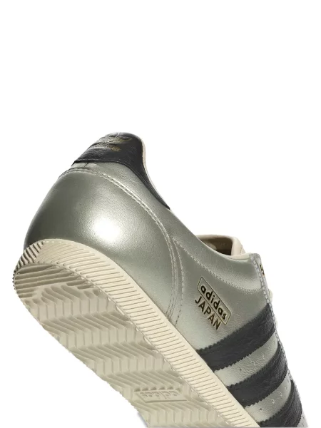 Sneakerși Adidas Gazelle din piele cu dungi argintiu