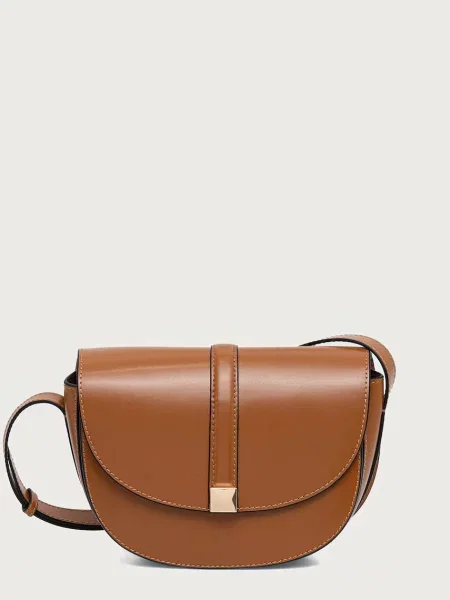 Marc O'Polo geantă crossbody pentru femei din piele maro
