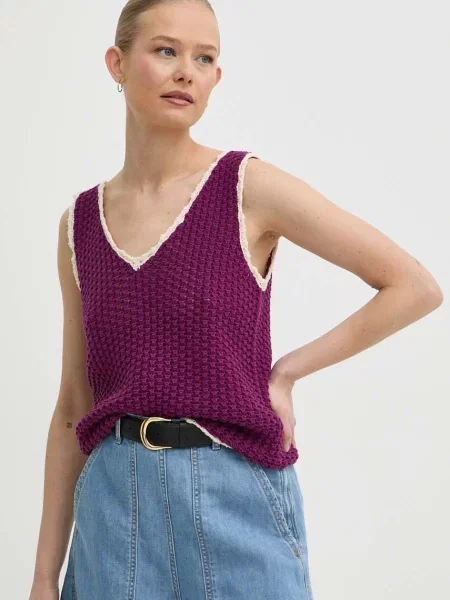 Weekend Max Mara vestă violet