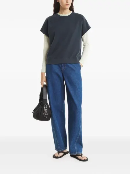 Blugi conici Maison Kitsune conici albastru
