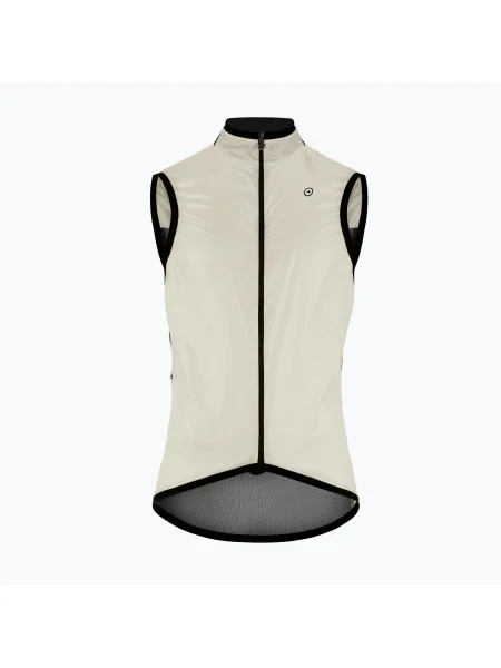 Мъжка велосипедна жилетка ASSOS Mille GT C2 Wind moon sand бяло