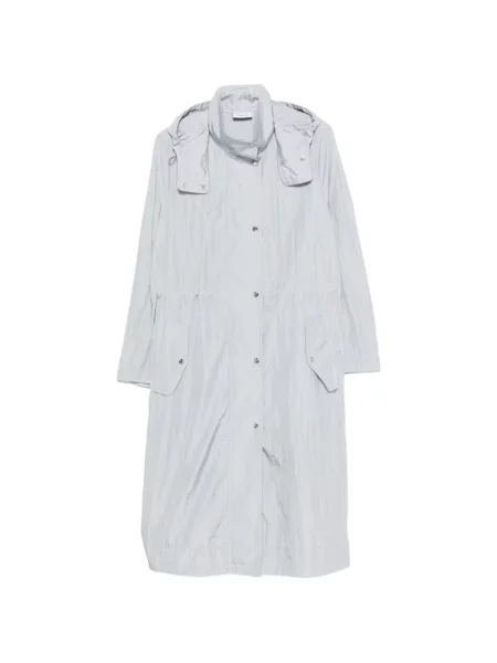 Palton Akris Punto cu glugă gri