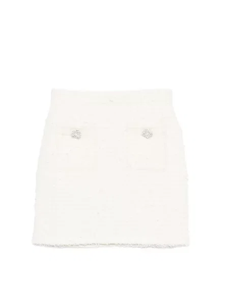 Bukiecik spódnica Self-portrait biała