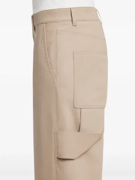 Pantaloni Courreges cu broderie
