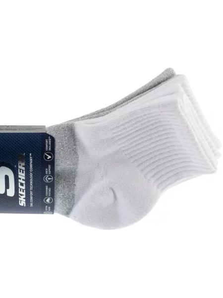 Zokni Skechers szürke