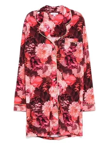 Дълго риза Johnny Was с дълъг ръкав червено