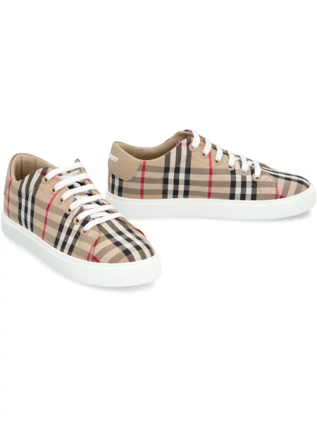 Sneakersy Burberry beżowe