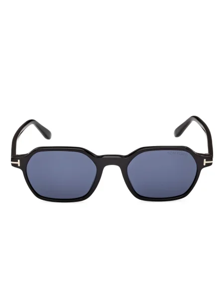 Ochelari de soare Tom Ford Eyewear cu imprimeu geometric negru