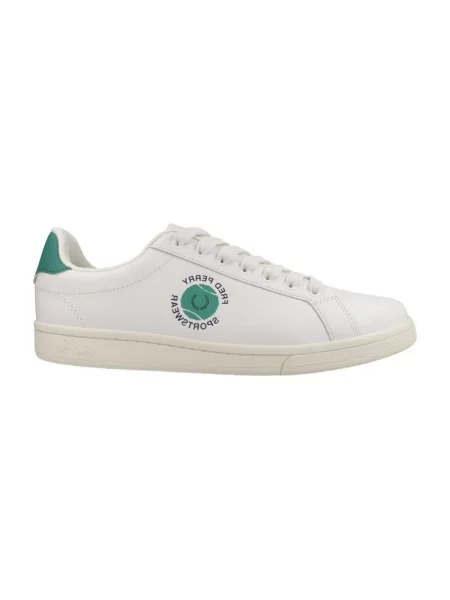 Kožené tenisové tenisové tenisky Fred Perry biela