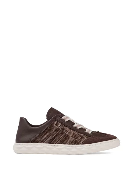 Sneakerși Jimmy Choo maro