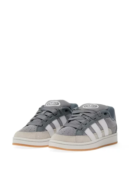 Sneakerși Adidas alergare din piele de căprioară cu model floral negru