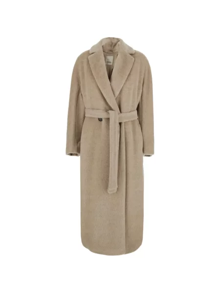 Cu centură palton 's Max Mara maro