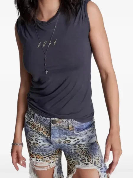 Tricou One Teaspoon cu imagine gri