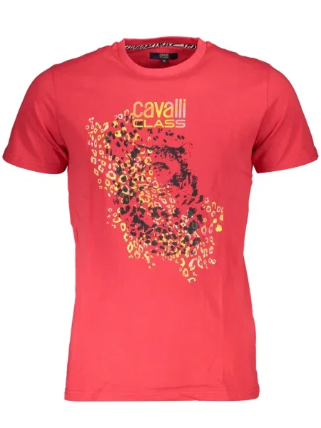 Tricou Cavalli Class scurt roșu