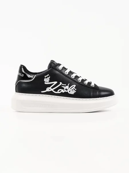 Karl Lagerfeld Kapri sneakers pentru femei din piele negru