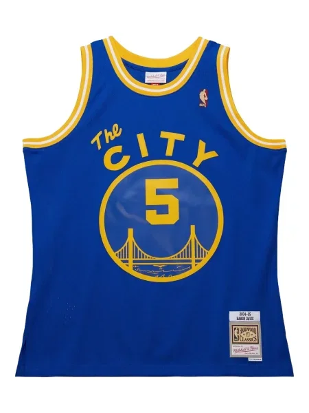Cămașă Mitchell & Ness din jerseu albastru