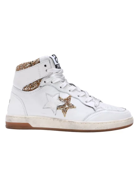 Sneakersy 2star skórzane białe