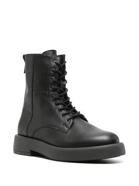 Cizme scurte Tommy Hilfiger din piele negru