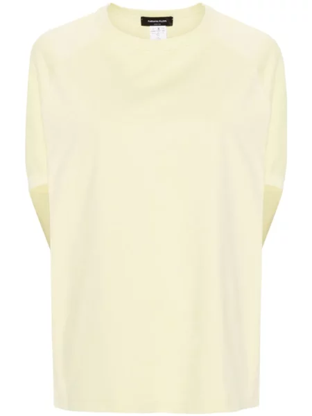 Tricou Fabiana Filippi cu decolteu rotund galben