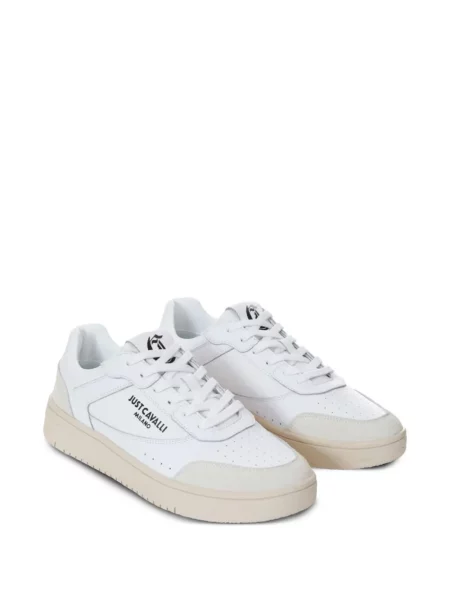 Sneakerși Just Cavalli alb