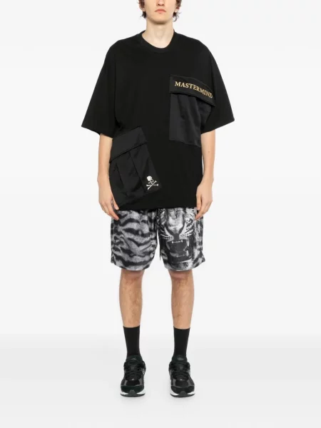 Tricou Mastermind World cu broderie negru