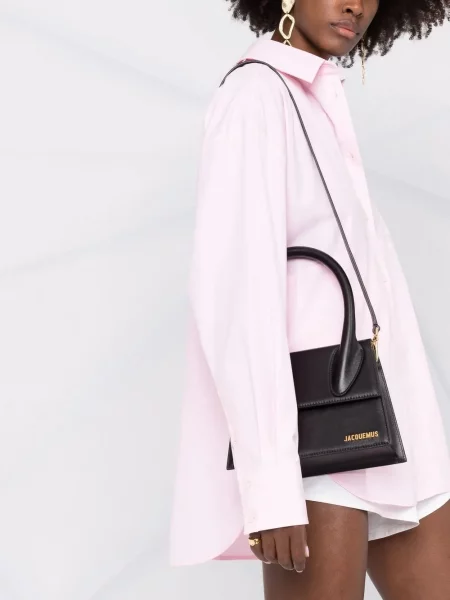 Geantă shopper Jacquemus negru