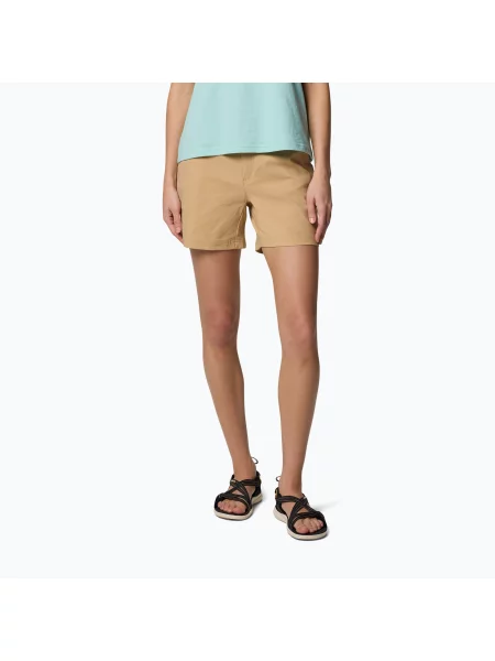 Spodenki trekkingowe Columbia Leslie Falls Short II canoe beżowe