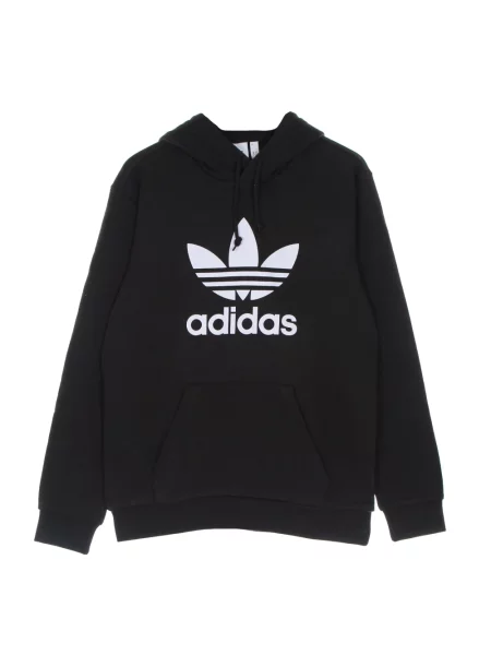 Bluza z kapturem Adidas z kapturem klasyczna czarna
