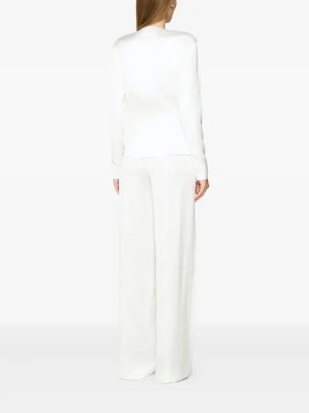 Pantaloni Genny alb