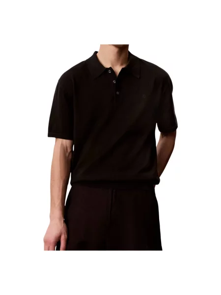 Koszulka polo Calvin Klein czarna