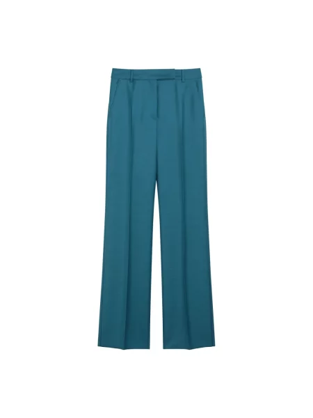 Spodnie Max Mara niebieskie