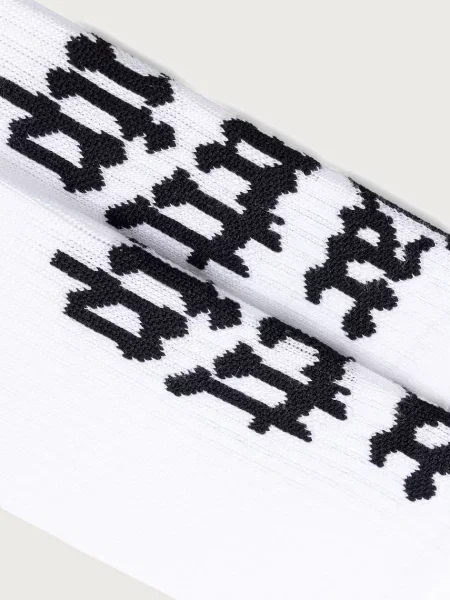 Carhartt WIP Blackletter Socks κάλτσες βαμβακερές Γυναικείες λευκό