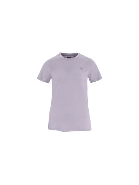 Fjällräven Abisko Wool SS W Kobiety Koszulki Fjällräven Size: XS fioletowy