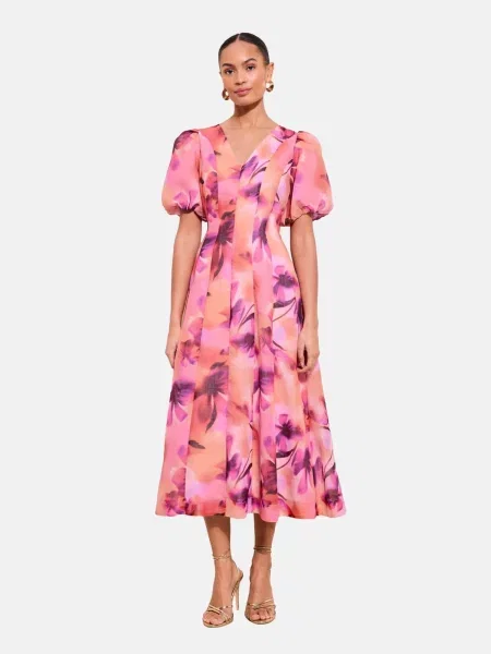 Friends Like These Rochie portocaliu pastel deschis roz