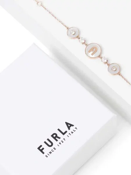 Pandantiv Furla cu autograf roz