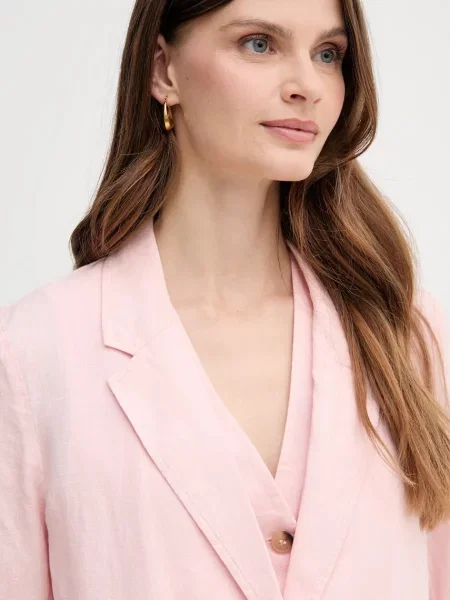 United Colors of Benetton однобортний піджак лляний