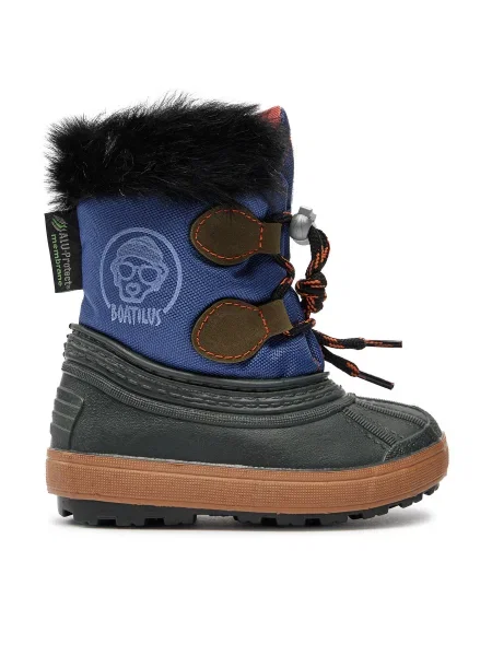 Cizme de zăpadă Boatilus Nippy 02 Sint. Leather Boot verde