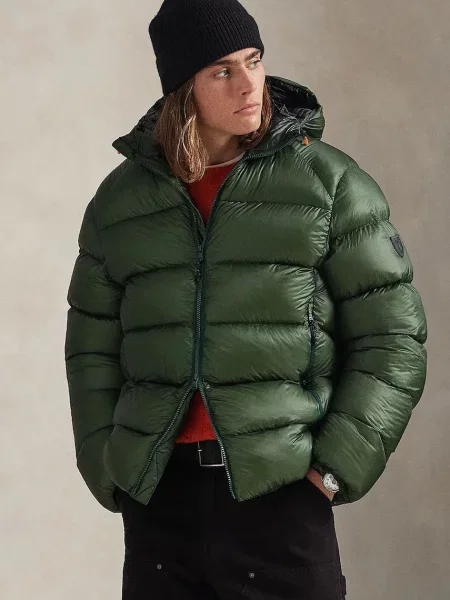 Polo Ralph Lauren geacă de puf verde