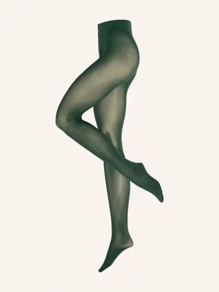 Falke Rajstopy Pure Matt gruen zielone