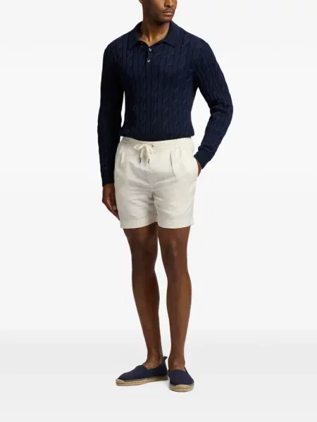 Tricou polo Ralph Lauren Purple Label albastru