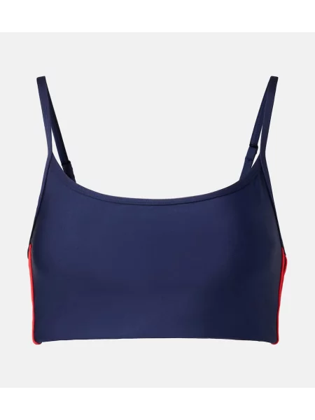 Sutien The Upside din țesătură twill albastru