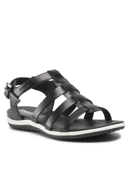 Geox Sandale D Sand. Vega A negru