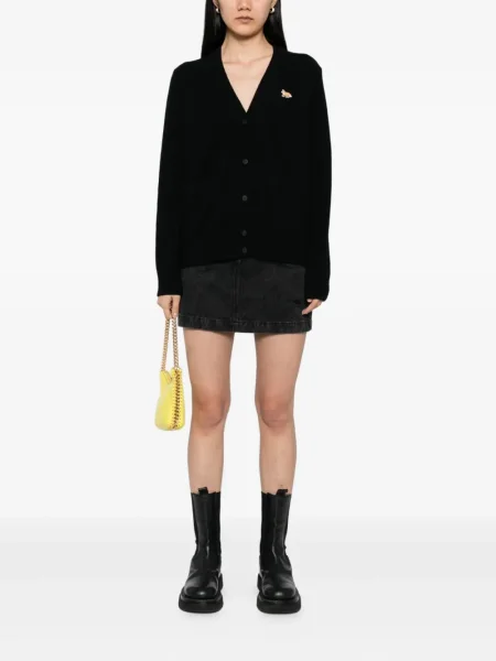 Kardigan dziecięcy Maison Kitsune czarny