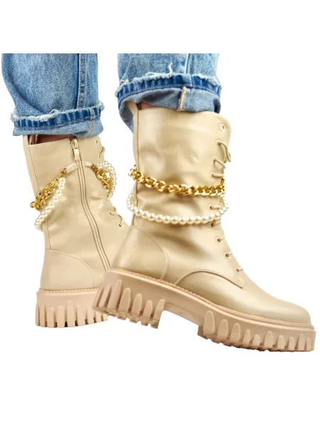 Škornji Primohurt bež